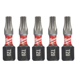 Milwaukee 48-32-4614  SHOCKWAVE™ 1 in. T20 Impact Driver Bits - (15 Pieces)