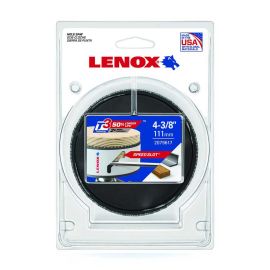 Lenox 2079617 Speed Slot Bi-Metal Hole Saw, 4-3/8 Inch 