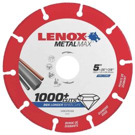 Lenox 1972922 Lenox Diam Cutoff Wheel ag 5 Inch x 7/8 Inch