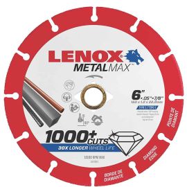 Lenox 1972923 Lenox Diam Cutoff Wheel ag/cs 6 Inch x 7/8 Inch