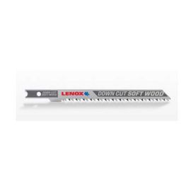 Lenox 1991389 Down Cut Soft Wood Jig Saw Blades, U-Shank, 10-TPI, 4 Inch, 3-Pack