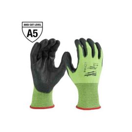 Milwaukee 48-73-8951 High Visibility Cut Level 5 Polyurethane Dipped Gloves - Medium (Pack of 6)