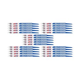 Lenox 20491B110R Metal Cutting Reciprocating Saw Blades - 12 Inch, 10/14 TPI, Pack of 25