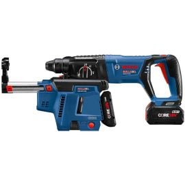 Bosch GBH18V-26DK26GDE 18V EC Brushless SDS-plus® Bulldog™ 1 In. Rotary Hammer Kit with Mobile Dust Extractor and (2) CORE18V Batteries