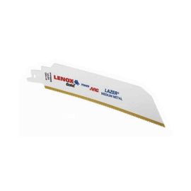 Lenox 21227B6118GR Gold T2 Lazer Reciprocating Saw Blade, 6 Inch, 18 TPI - Pack of 25