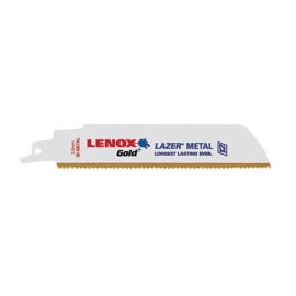 Lenox 21236B9118GR Gold T2 Lazer Reciprocating Saw Blade, 9 Inch, 18 TPI - Pack of 25