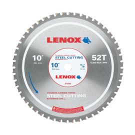 Lenox 21886ST100052CT Metal Cutting Circular Saw Blade, 10 Inch, 52 Tooth Count For Steel