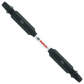 Bosch ITDESQ33501 Impact Tough 3.5 Inch Square #3 Double-Ended Bits - 5 Pieces