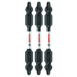 Bosch ITDEP2R22503 Impact Tough 2.5 Inch Phillips/Square Double-Ended Bits - 15 Pieces