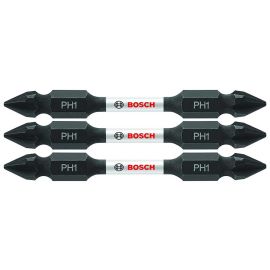 Bosch ITDEPH12503 Impact Tough 2.5 Inch Phillips #1 Double-Ended Bits - 15 Pieces