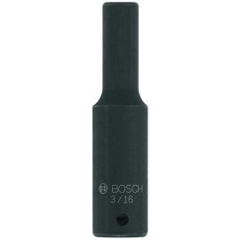Bosch ITSO14316 3/16 Inch Impact Tough 1/4 Inch Thin-wall Hex Socket - 5 Pieces