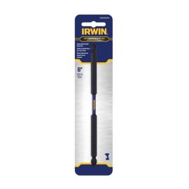 IRWIN IWAF36DEPH2 Power Bit: PH2 Fastening Tool Tip Size, 6 in Overall Bit Length, 1/4 in Hex Shank Size, Hex Shank - Pack of 5