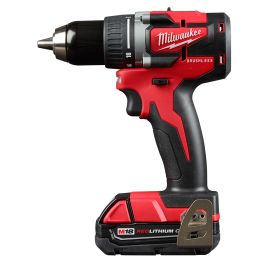 Milwaukee 2801-22CT M18 Compact Brushless 1/2 Inch Drill Cp Kit 