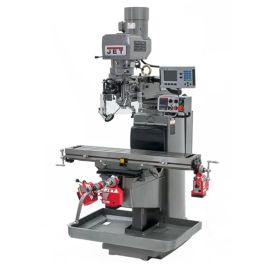 Jet 690606 JTM-1050EVS2/230 Mill With 3-Axis Acu-Rite 203 DRO (Q) With X, Y and Z-Axis Powerfeeds and Air P