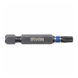 IRWIN IWAF32TX102 Insert Bit: T10 Fastening Tool Tip Size, 2 in Overall Bit Length, 1/4 in Hex Shank Size, Pack of 5 (10 Pieces)