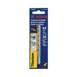 Bosch TI2140 13/64 Inch Titanium SP Jobber Drill Bit (Carded)