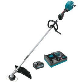 Makita GRU03M1 40V max XGT® Brushless Cordless 17 Inch String Trimmer Kit, with one battery (4.0Ah)