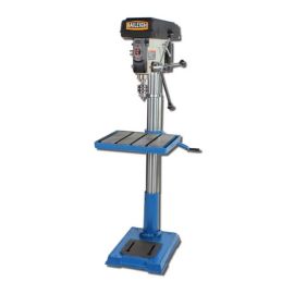 Baileigh DP-1512F 110V 15 Inch Floor Drill Press, 12 Spindle Speeds, 12 Inch x 12 Inch Table, MT2 Spindle Taper