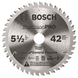 Bosch PRO542TS 5-1/2 In. 42-Tooth Precision Pro Series Track Saw Blade