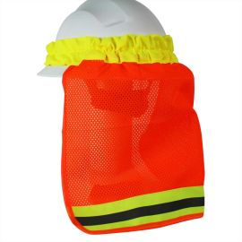 Big Horn 40413 Neck Shield / Shade - High Visibility ORANGE Color with Reflective Tape