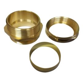 Thrifco 4400220 1-1/2 Inch Male Brass Trap Adapter with Slip-Joint Connection