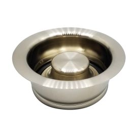 Thrifco 4405727 Disposer Flange & Stopper Assembly Fits ISE Brand Disposers (Satin Nickel)