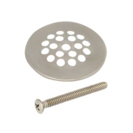 Thrifco 4405761 2-7/8 Inch Beehive / Shower Drain Strainer & Screw - Brushed Nickel, Replaces Danco 89269