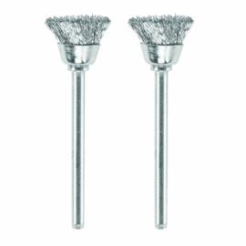 Dremel 442-02 1/2 Inch Carbon Steel Brushes - 10 Pieces