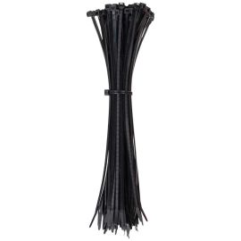 Klein Tools 450-210 Cable Ties, Zip Ties, 50 Pound Tensile Strength, 11.5 Inch, Black