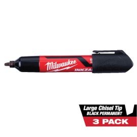 Milwaukee 48-22-3250 INKZALL™  Large Chisel Tip Jobsite Markers - 3 Pack