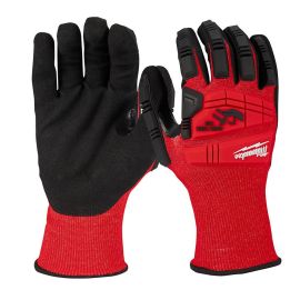 Milwaukee 48-22-8971 Impact Cut Level 3 Nitrile Dipped Gloves Medium - 6 Pack