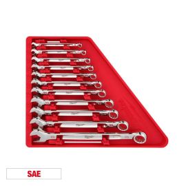 Milwaukee 48-22-9411 SAE Combination Wrench Set 11 Pieces