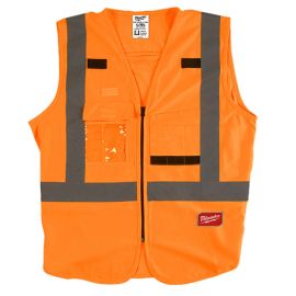 Milwaukee 48-73-5073 Class 2 High Visibility Safety Vests (Orange) 2X/3X (Pack of 12)