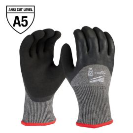 Milwaukee 48-73-7952 Cut Level 5 Winter Dipped Gloves Large - 6 Pack