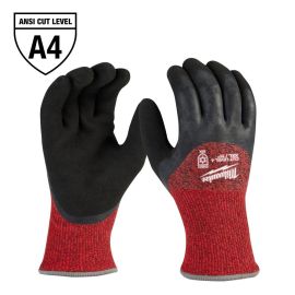 Milwaukee 48-73-7941 Cut Level 4 Winter Dipped Gloves Medium - Pack of 6