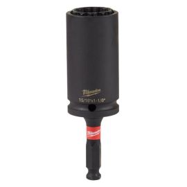 Milwaukee 49-66-5124 Shockwave™ Lineman 12PT 15/16 Inch and 1-1/8 Inch 2-in-1 Socket