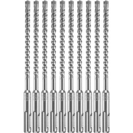 Bosch HCFC2041B10 1/4 Inch x 4 Inch x 6 Inch SDS-plus Bulldog Xtreme Carbide Rotary Hammer Drill Bits - 10 Pieces