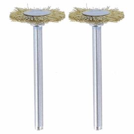 Dremel 535-02 3/4 Inch Brass Brushes - 10 Pieces