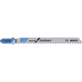 Bosch T127D 4 Inch, 8TPI, HSS Shank Jigsaw Blade (5 pk)