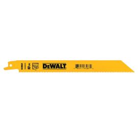 Dewalt DWAR1810 8 Inch 10 TPI General Purpose Cutting Bi-Metal Reciprocating Saw Blades (Pack of 5)