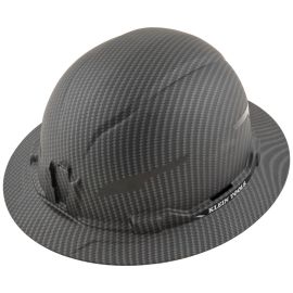Klein Tools 60345 Hard Hat, Premium KARBN Pattern, Non Vented Full Brim, Class E