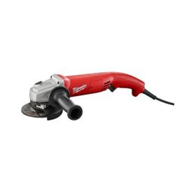 Milwaukee 6121-31A 11 Amp 5 Inch Small Angle Grinder Trigger Grip, AC/DC, No Lock