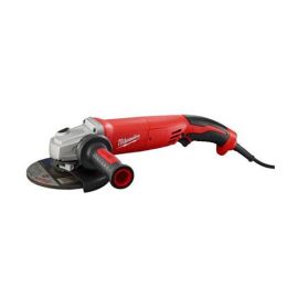 Milwaukee 6124-30 13 Amp 5 Inch Small Angle Grinder Trigger Grip, Lock-On