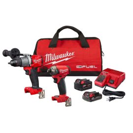 Milwaukee 2999-22CX M18 Fuel Hammer Drill/Surge Kit