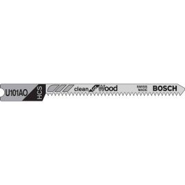 Bosch U101AO 2-3/4 Inch, 20TPI, HCS Universal Shank Jigsaw Blade (5 pk) (previously U1AO)
