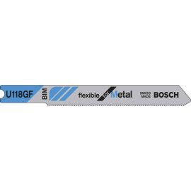 Bosch U118GF 2-3/4 Inch, 36TPI, Bi-Metal Universal Shank Jigsaw Blade (5 pk)