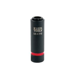 Klein Tools 66012 2 in 1 Impact Socket, 12 Point, 5/8 and 7/16 Inch