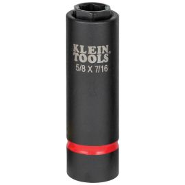 Klein Tools 66062 2 in 1 Impact Socket, 6 Point, 5/8 and 7/16 Inch
