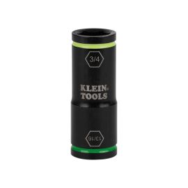 Klein Tools 66074 Flip Impact Socket, 3/4 and 13/16 Inch