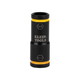 Klein Tools 66075 Flip Impact Socket, 11/16 and 5/8 Inch